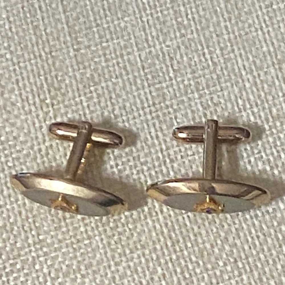 Vintage Anson Shriners tie bar and cuff link set